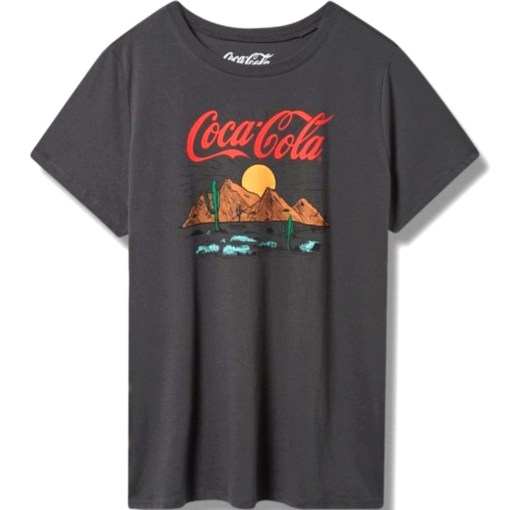 ❤️NWT TORRID TEE - COCA COLA SHIRT - DESERT MOUNTAINS CACTUS - PLUS SIZE